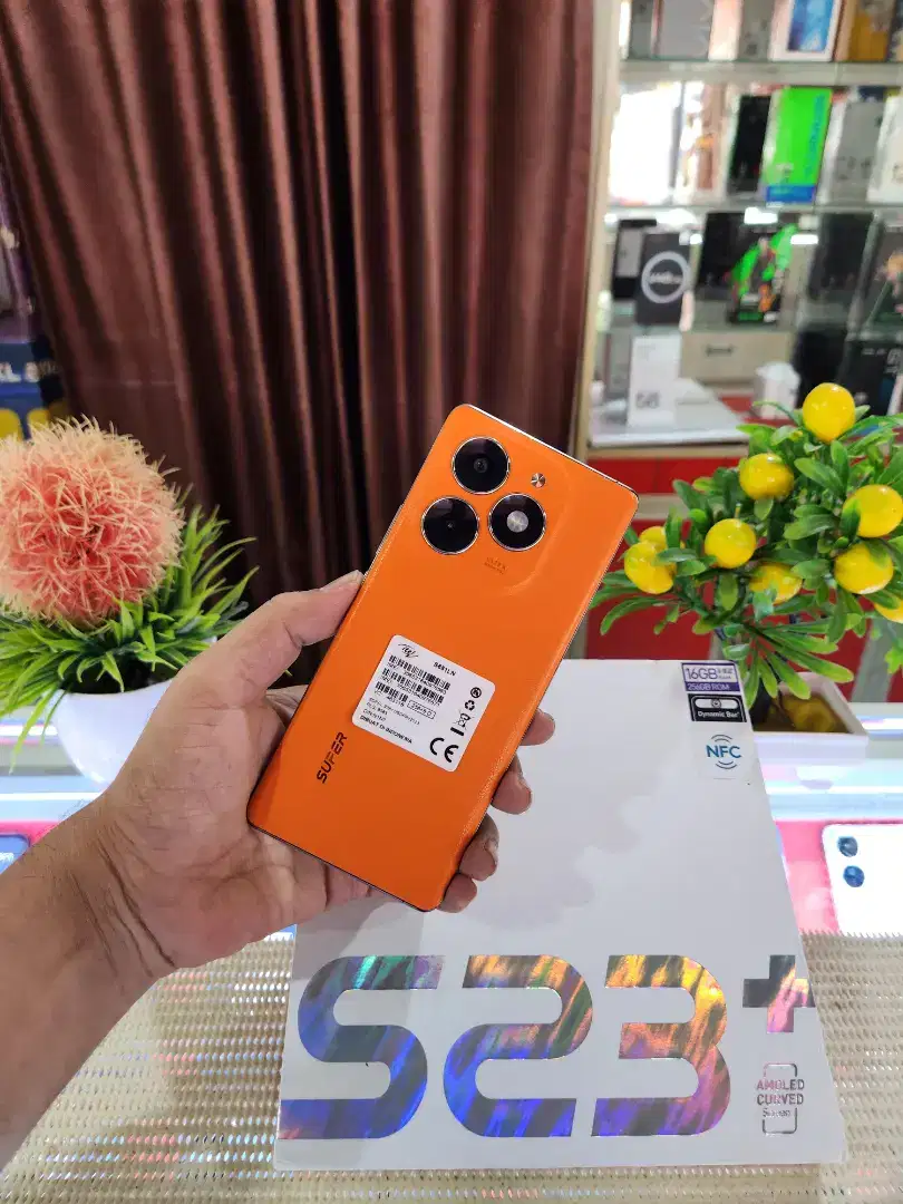 Itel S23 Plus NFC Ram 8+8/256Gb Fullset Mulus Original 100% Bergaransi