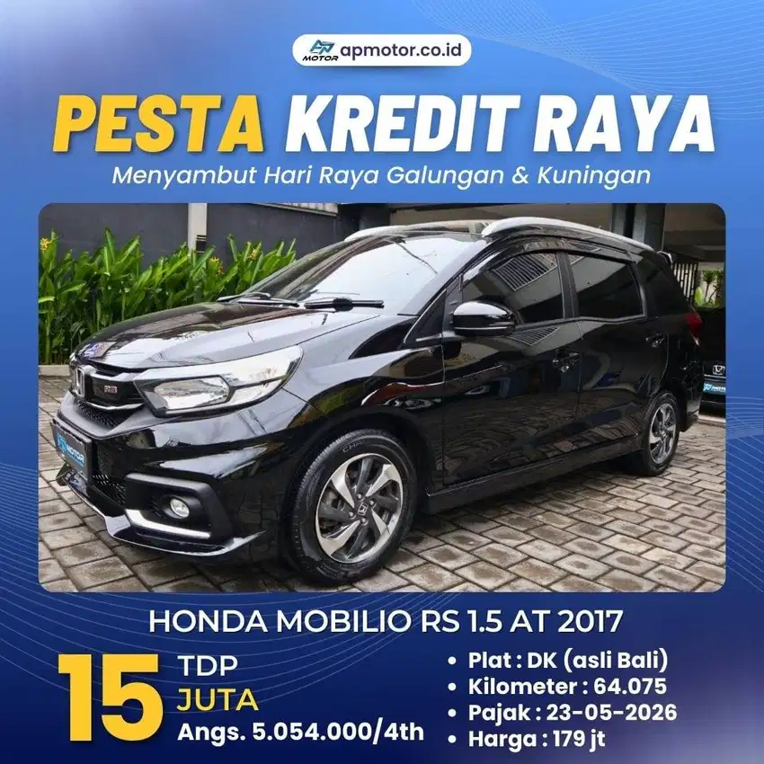 DP 15 JT!! Mobilio RS 1.5 AT 2017 AsBali