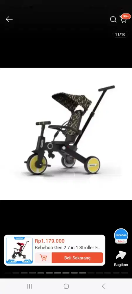 Jual cepat sepeda bayi-balita