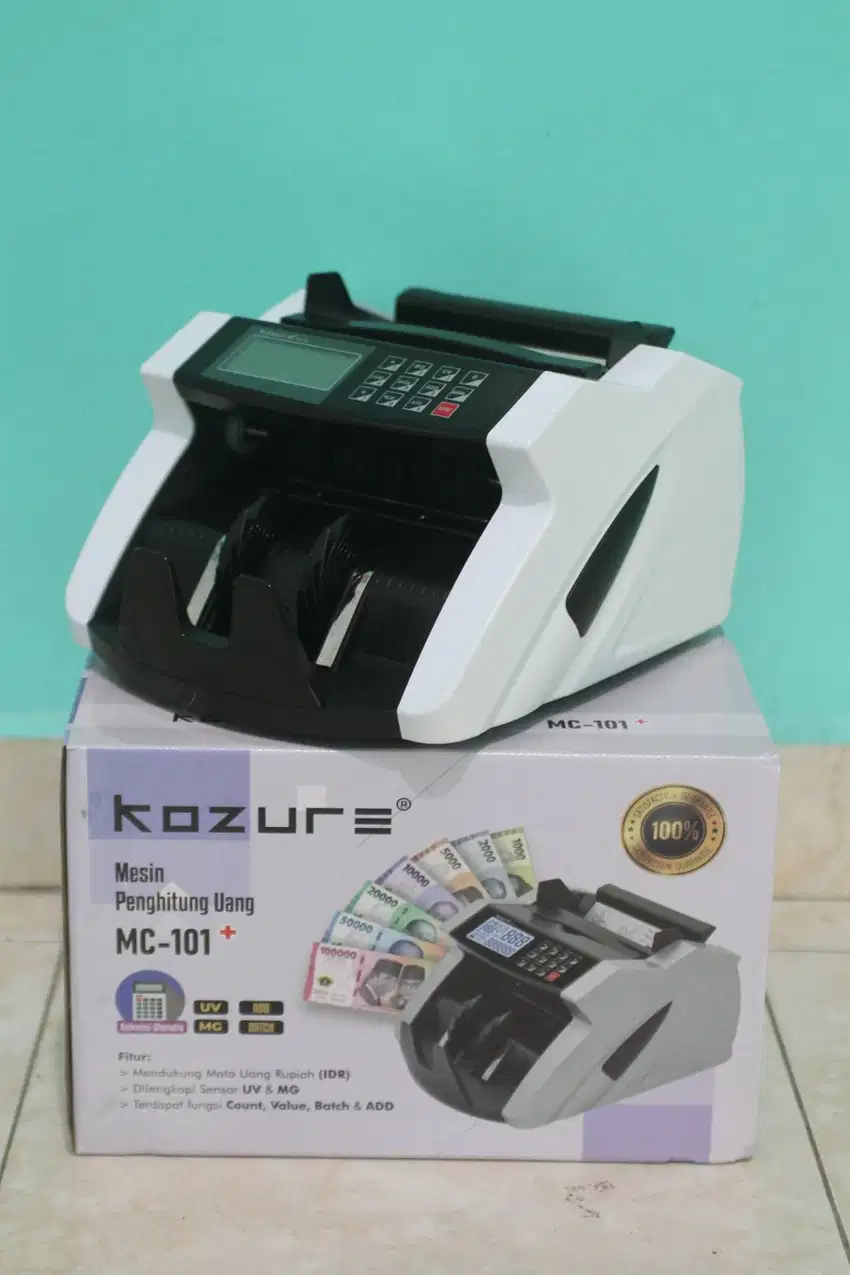 MESIN PENGHITUNG UANG EMISI LAMA & BARU | DUAL DISPLAY -KOZURE MC 101+