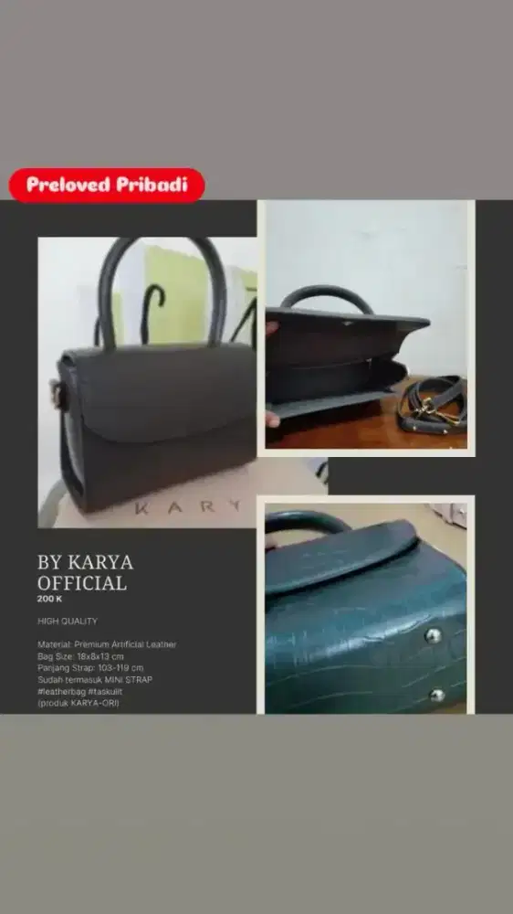 Tas Slempang Kulit by KARYA
