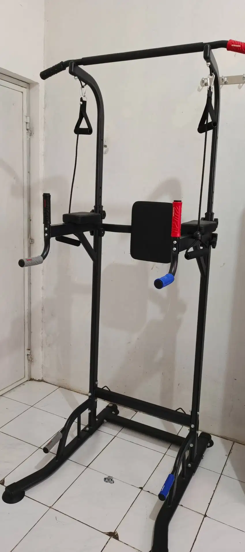 PULL UP BAR STATION PORTABLE 7 IN 1