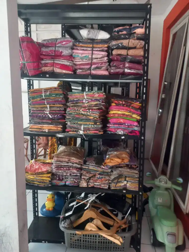 Rak besi 5 susun/layer tahan banting super kuat