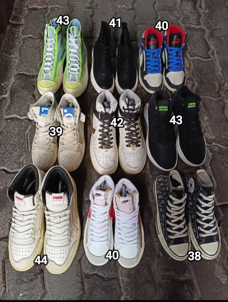 Sepatu Branded Original Second