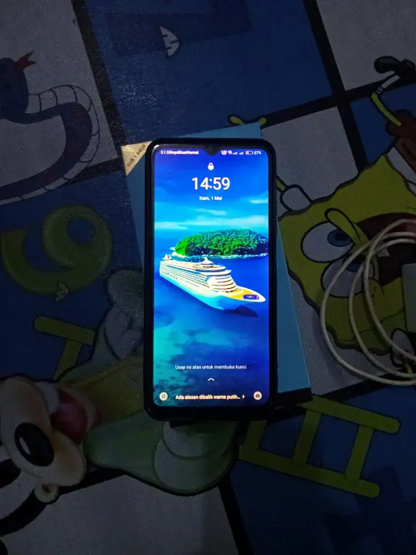 Jual hp Oppo A17 mulus dan komplit