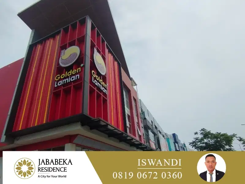Ready Stok free PPN Ruko sudirman Jababeka Residence