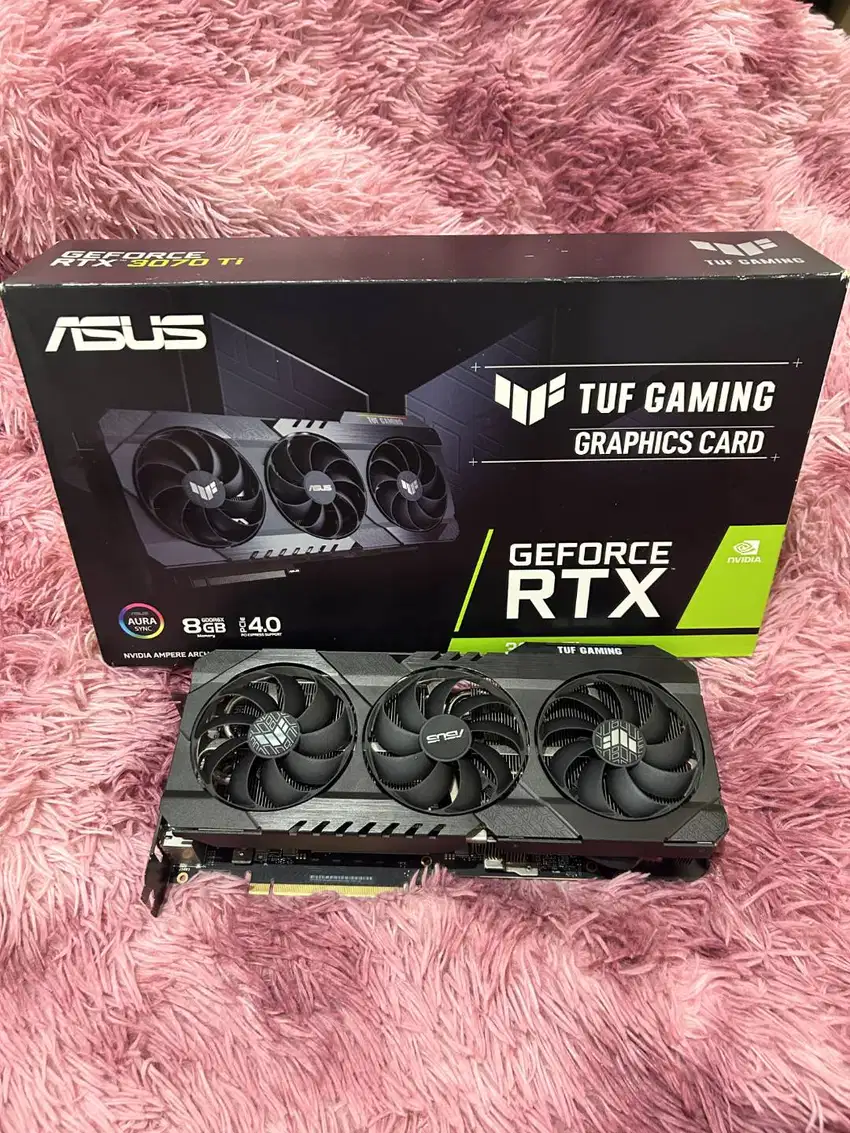 Preloved Second ASUS TUF Gaming GeForce RTX 3070 Ti Graphics Card GPU