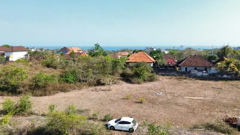 Disewakan Tanah di Ungasan lebar depan 30 meter
