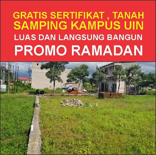 gratis sertifikat, sudah bisa langsung bangun.