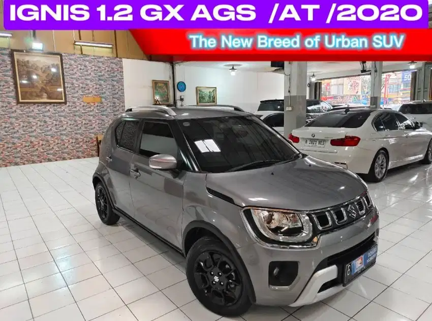 (Km 23 rb) Suzuki IGNIS GX AGS 1.2 Bensin AT 2020 Grey metalic
