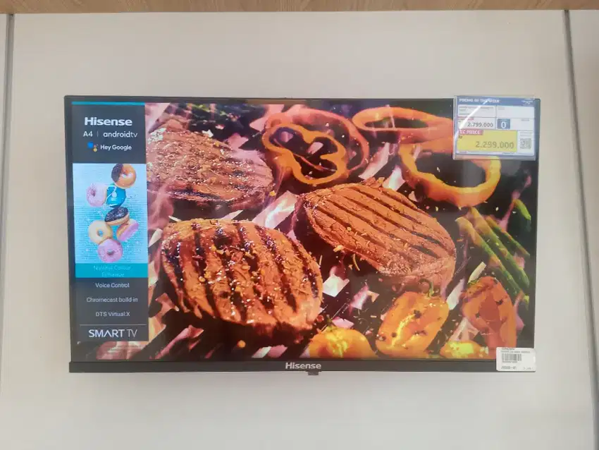 HISENSE LED Smart Android TV Black 32A4200G