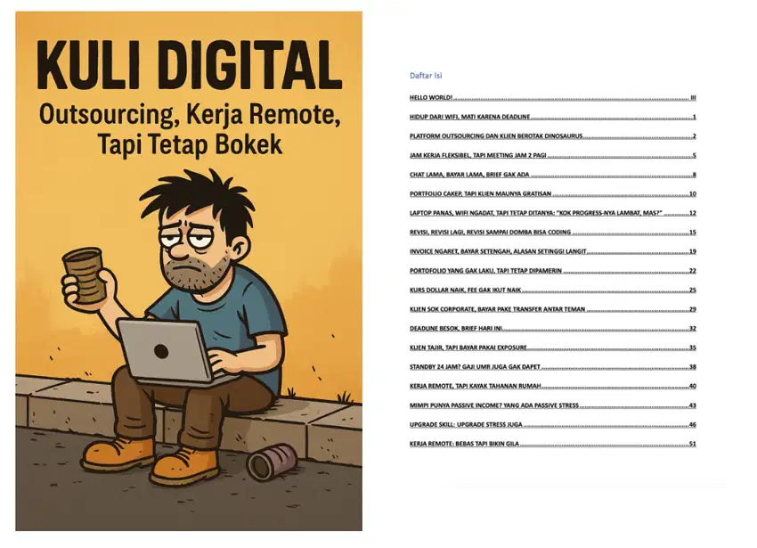 Kuli Digital, Outsourcing, Kerja Remote, Tapi Tetap Bokek