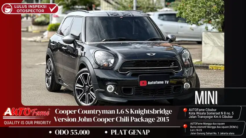 Mini Cooper Countryman 1.6 S Knightsbridge Version 2015