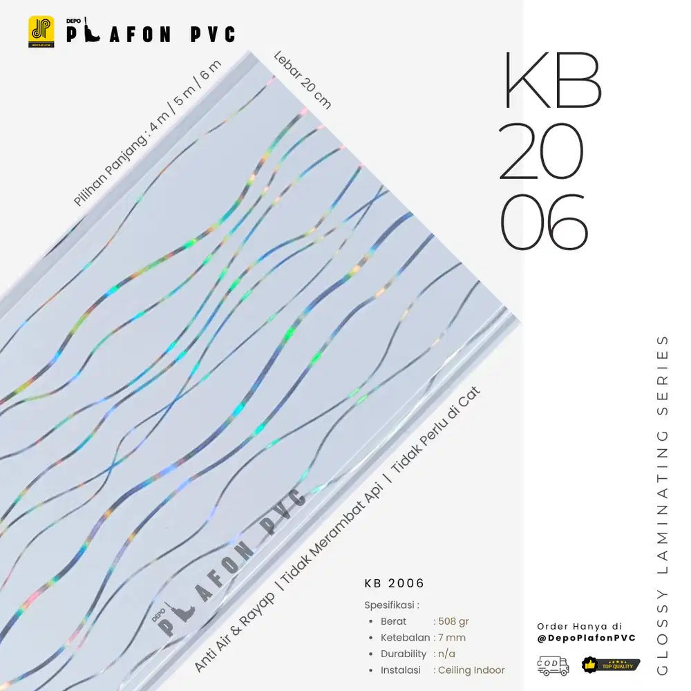 Plavon PVC Golden Glossy