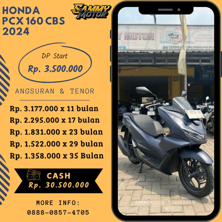 PCX 160 CBS 2024 KM LOW