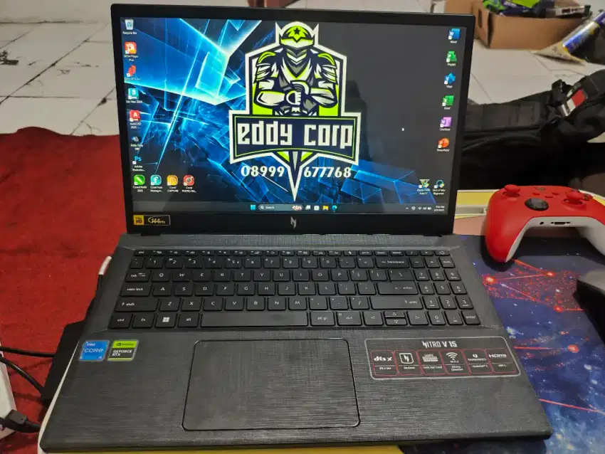 Acer Nitro V15, RTX 4050, i5 gen 13, Ram 16gb ddr5, SSD Gen4 512gb