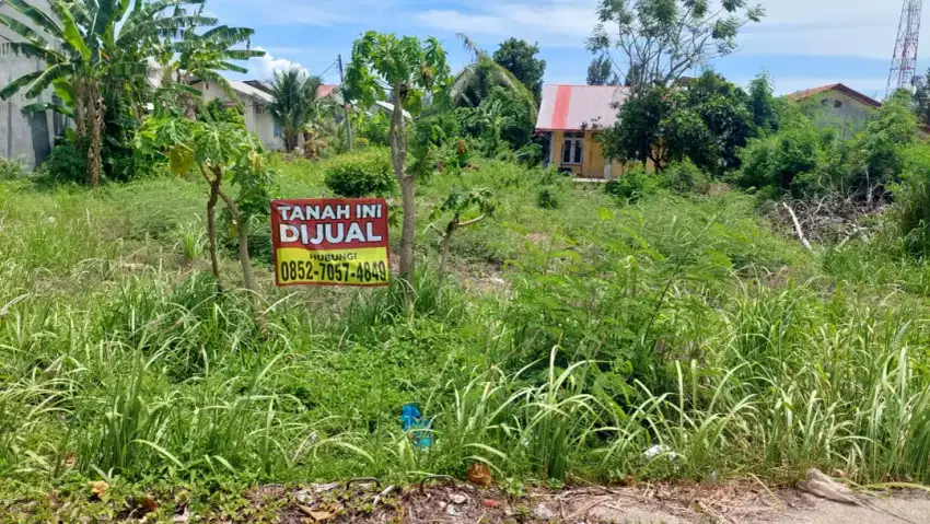 Dijual tnh kapling toko 3 pintu lokasi jln Ramasetia
