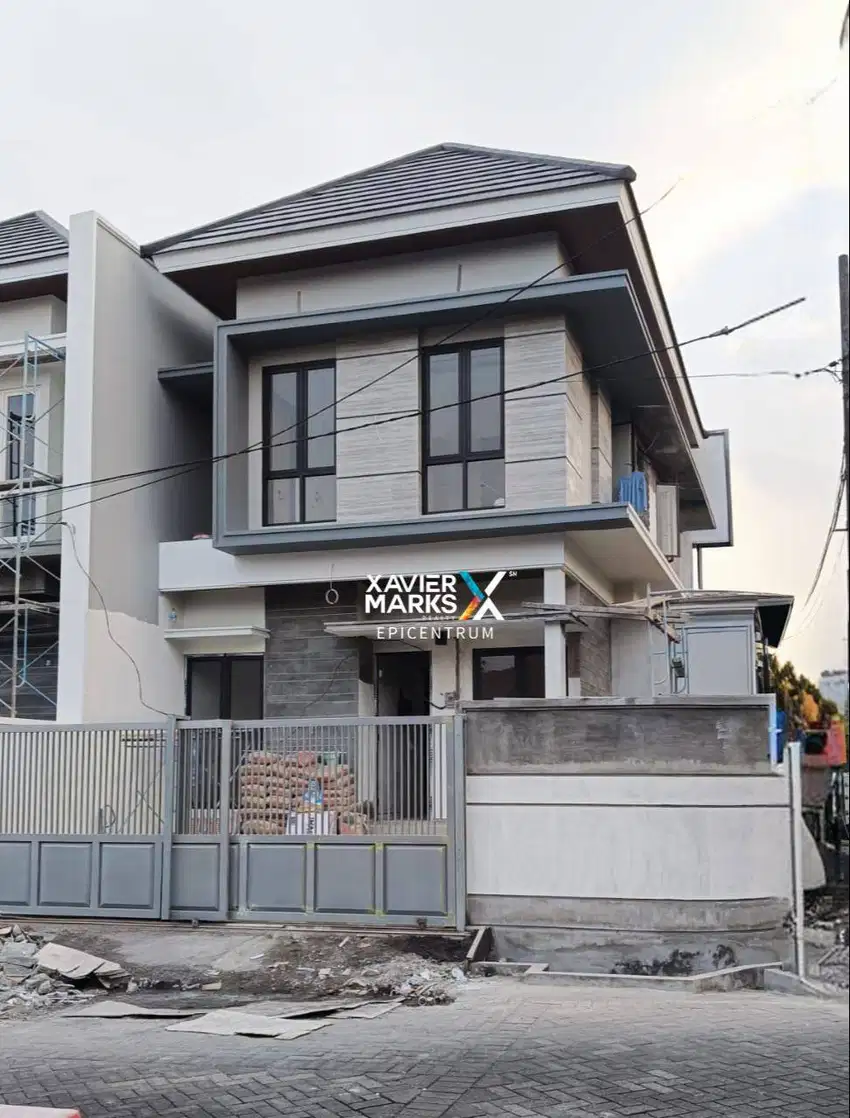 Rumah baru di Wisma Mukti Klampis row jalan lebar