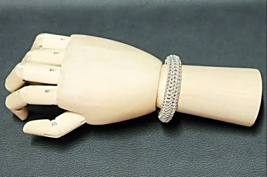 Gelang perak silver 925 model jaring jarang ada