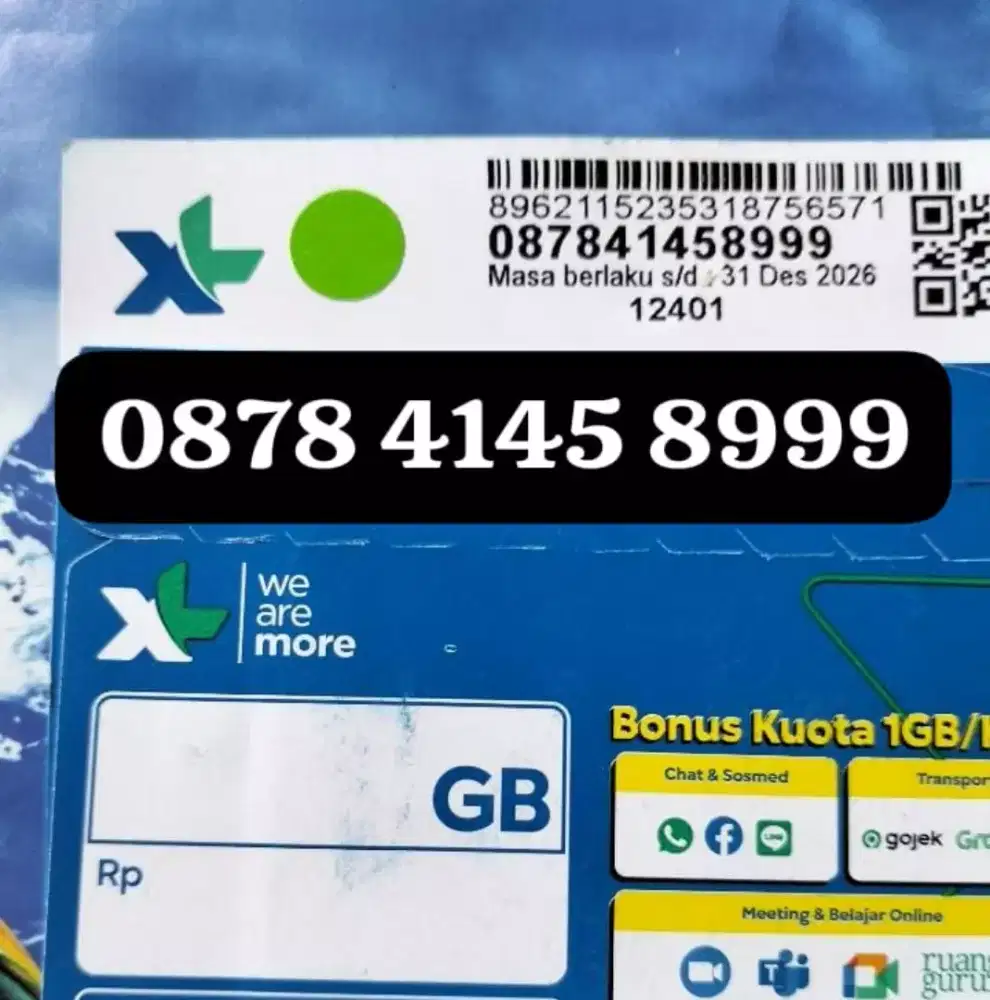 NOMOR CANTIK XL ISI 3 GB COCOK BUAT NOMOR PRIBADI ATAU USAHA.