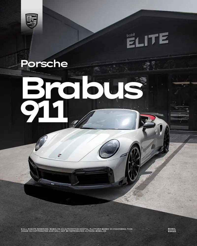 The Only One! Porsche Brabus Cabriolet 720 In Indonesia