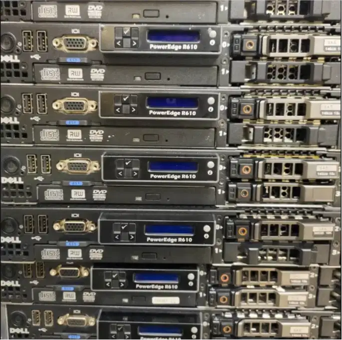 Server Dell R610 Dobel Xeon 1U Second -N