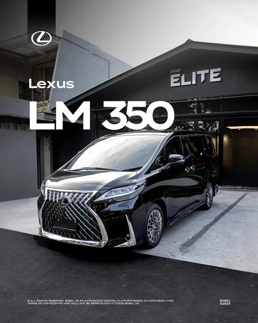 2020 Lexus LM350 VIP 4-Seater Rare Spec