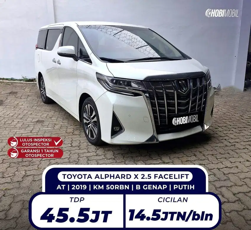 Alphard X Facelift AT 2020