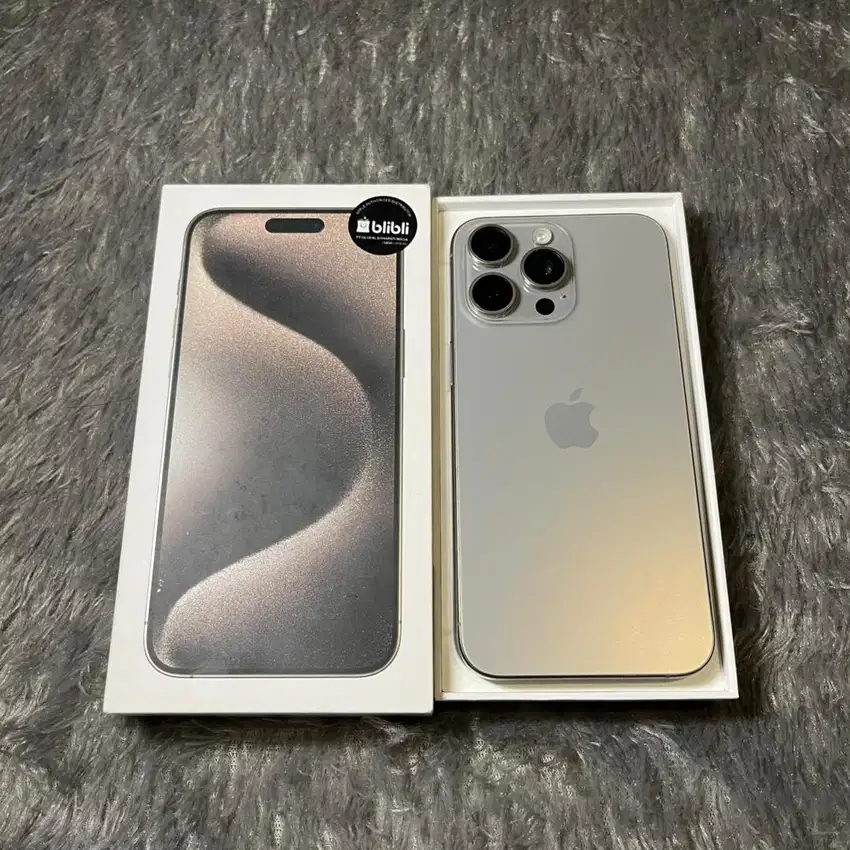 iphone 15 pro max 256 resmi ibox mulus fullset like new