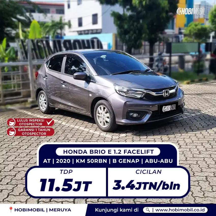 Brio e at 2021 garansi mesin 5 tahun