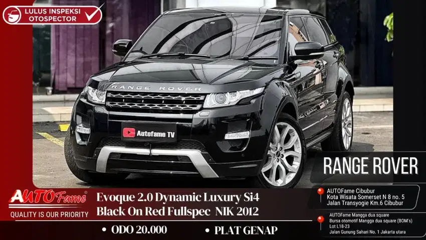 Land Rover Range Rover Evoque 2.0 Dynamic Luxury Si4 NIK 2012