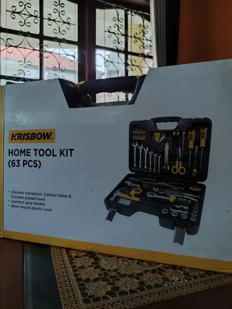 Krisbow Set Perkakas 63 pcs