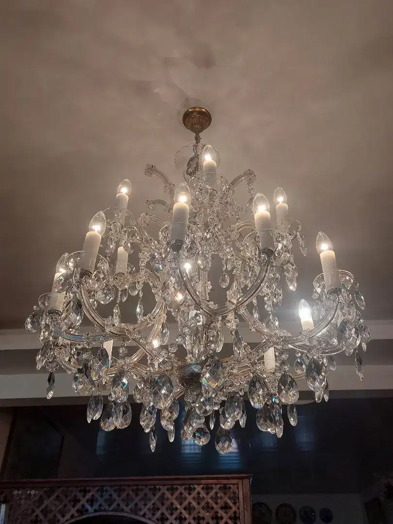 Lampu kristal Bohemia