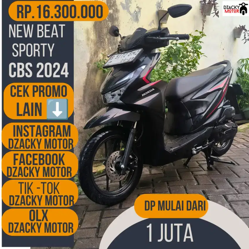 BEAT SPORTY CBS NEW 2024 SECOND LIKE NEW
