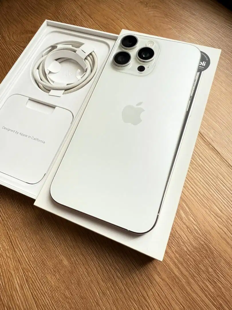 Iphone 15 Pro Max | 256GB | White Titanium | Fullset - No Minus