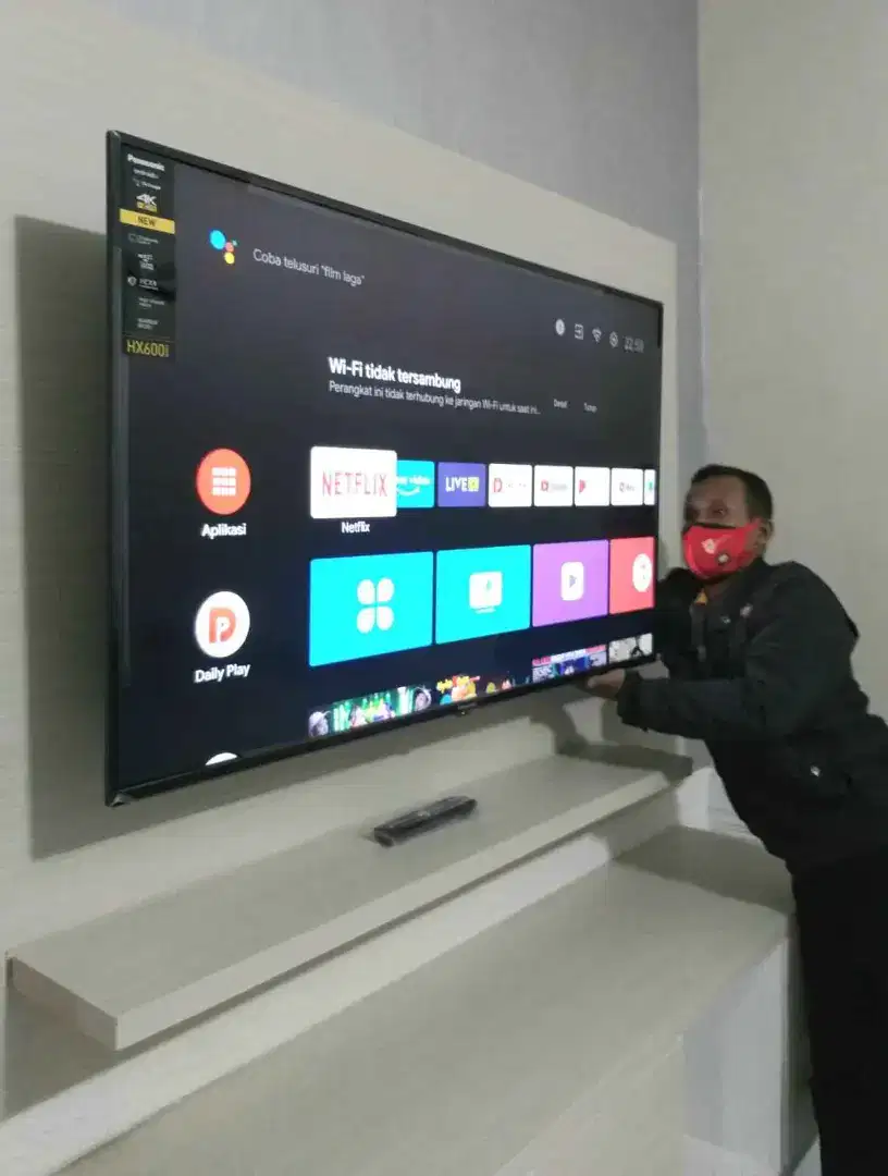 pasang dan jual bracket buat gantungan tv led lcd di tembok kuat kokoh