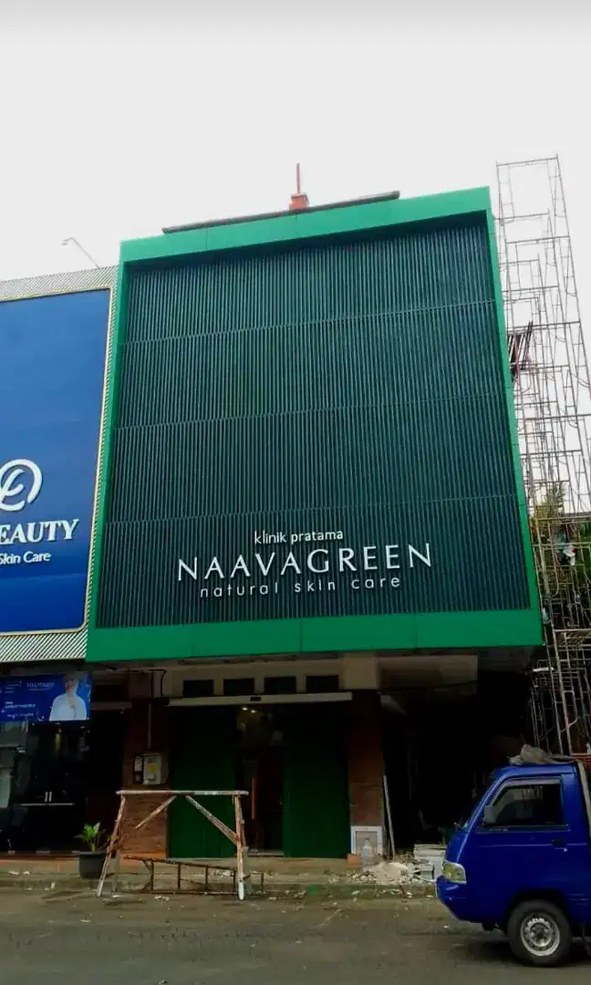 ACP Panel. Facade Custom Fasad. Lettersign dan Huruf Timbul. Branding