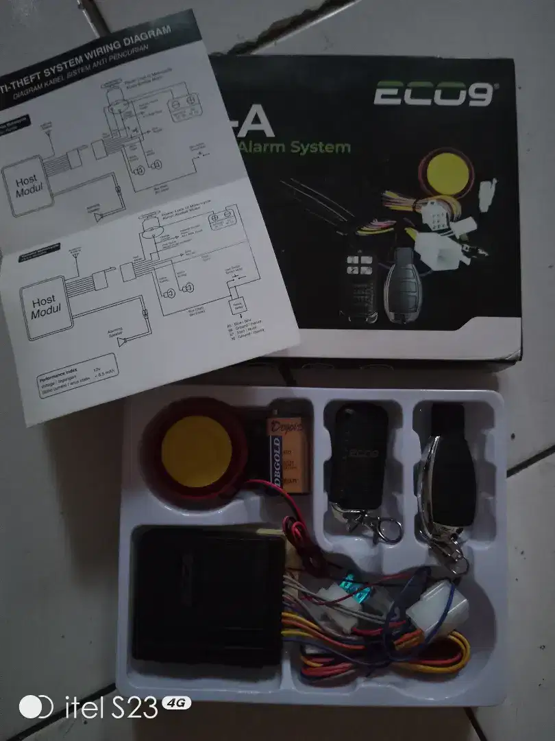 Alarm Motor Universal merk eco9