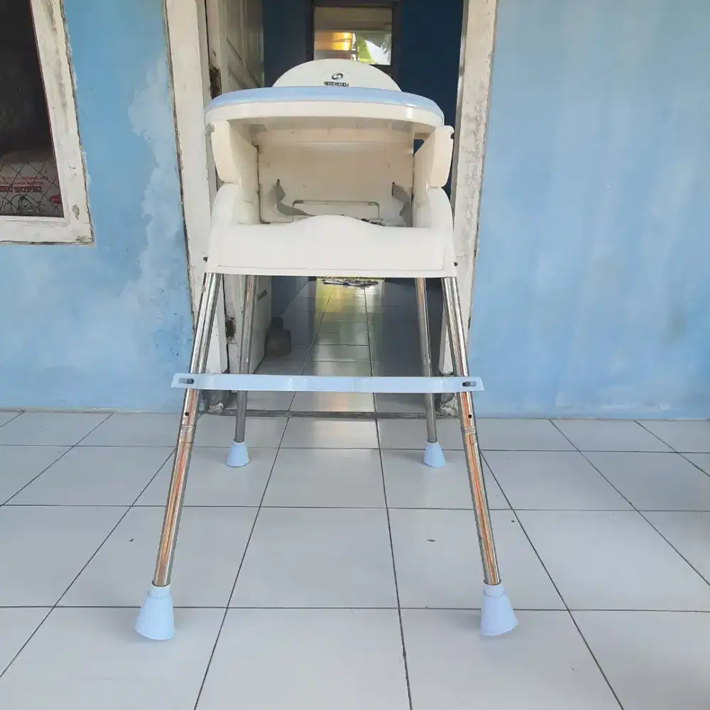Spacebaby baby booster dan high chair kursi makan bayi.