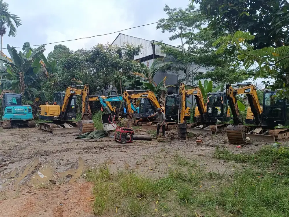 Jasa sewa excavator mini mini exca sany 55 pc50 kobelco sk50