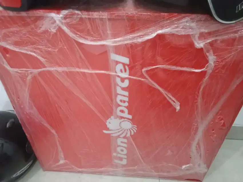 Neon box lion parcel