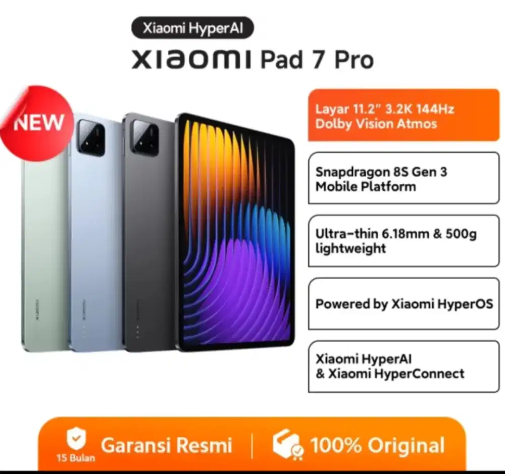 NO-repack! Xiaomi Pad 7 Pro - 12/ 512GB.
GRAY. Grs RESMI