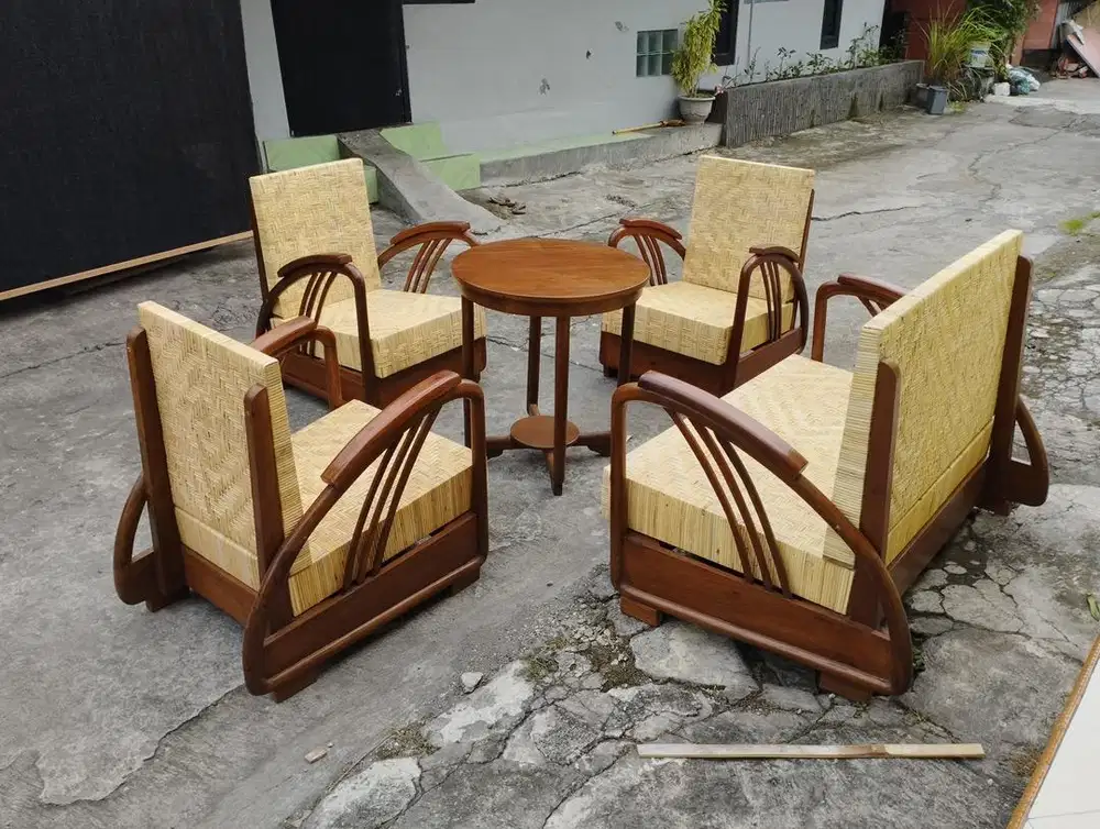 Kursi Sedan PipoRojo Lawasan Full jati tua bahan tebel