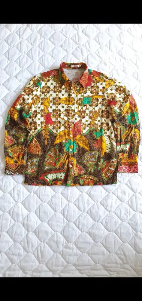 Baju Kemeja Batik lengan panjang man / formal batik keris iwan tirta
