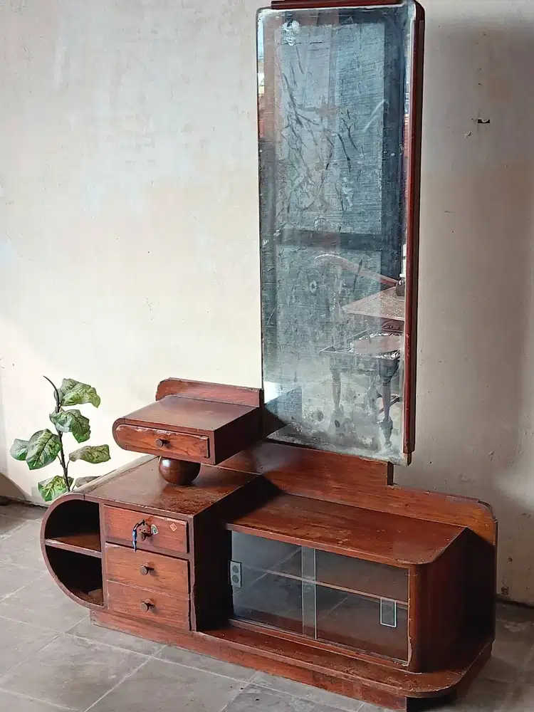 Meja Rias Atau Tolet Artdeco Bola Lawas Jadul Kuno Langka (Original)