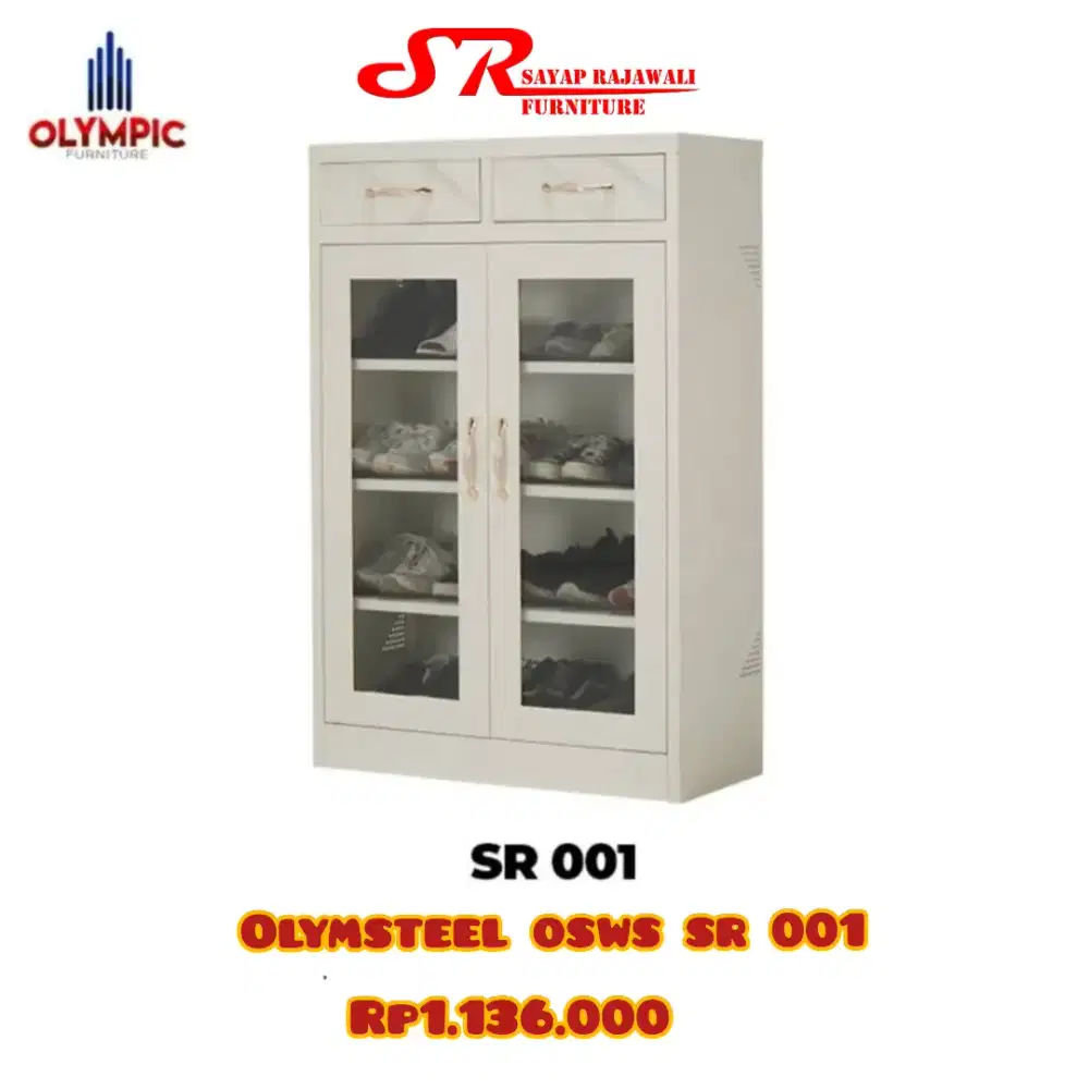 Lemari Rak Sepatu Olymsteel OSWS SR 001 (ars)