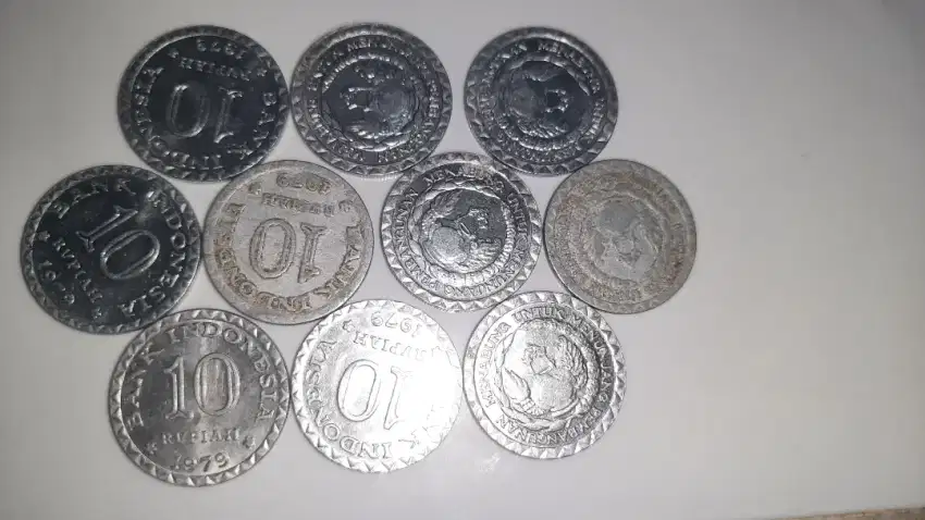 Uang kuno 10 rupiah thn 1979