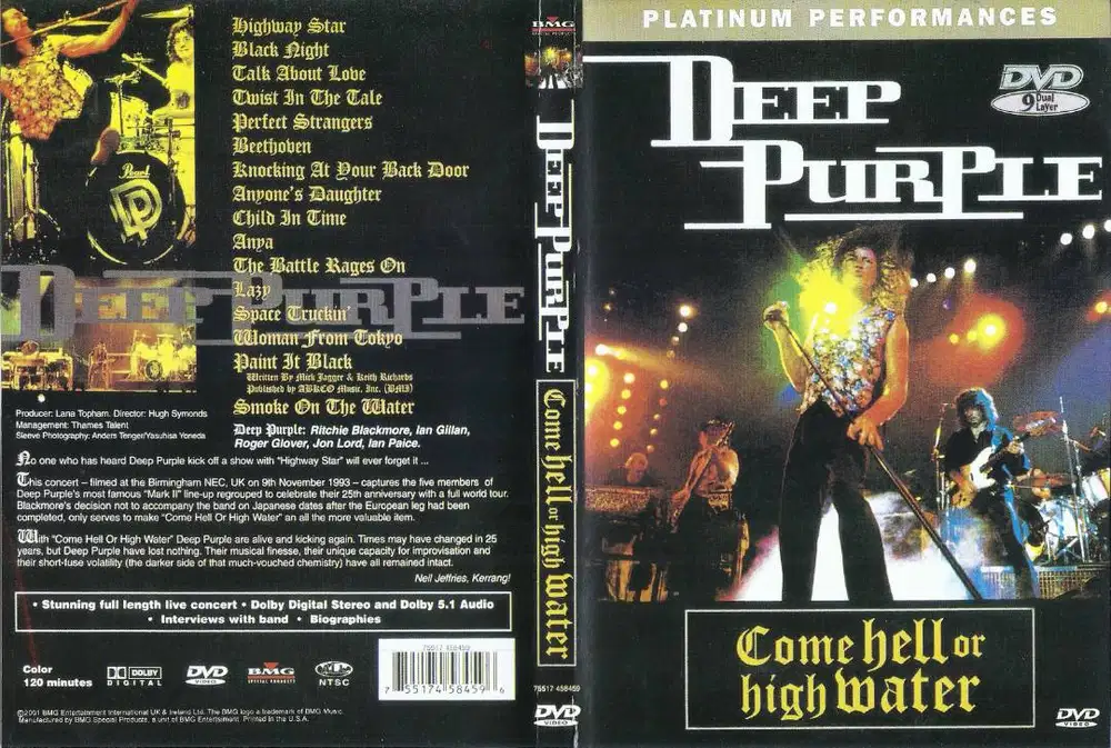 Dijual DVD (import) Deep Purple, Yes, ELO, Rush, Procol Harum, Genesis