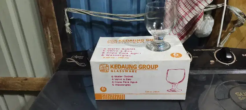 Gelas wine 6 buah