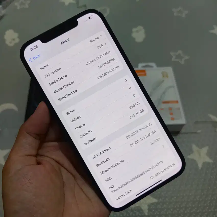 Iphone 12 Pro Max 256GB Fullset Mulus
